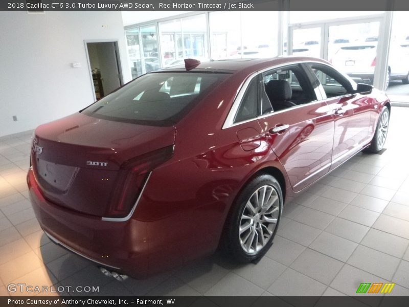 Red Horizon Tintcoat / Jet Black 2018 Cadillac CT6 3.0 Turbo Luxury AWD Sedan
