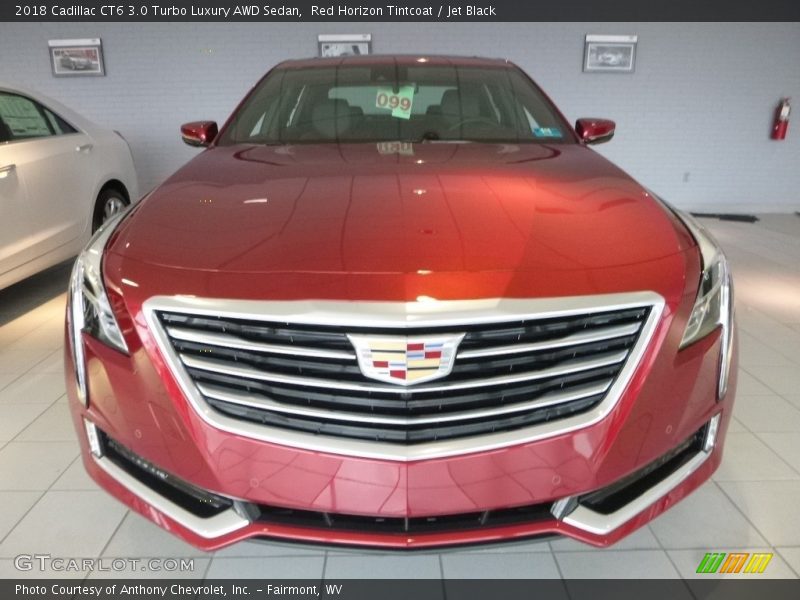 Red Horizon Tintcoat / Jet Black 2018 Cadillac CT6 3.0 Turbo Luxury AWD Sedan