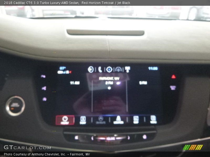 Red Horizon Tintcoat / Jet Black 2018 Cadillac CT6 3.0 Turbo Luxury AWD Sedan