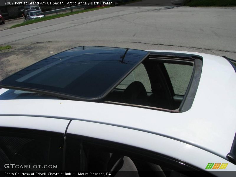 Arctic White / Dark Pewter 2002 Pontiac Grand Am GT Sedan