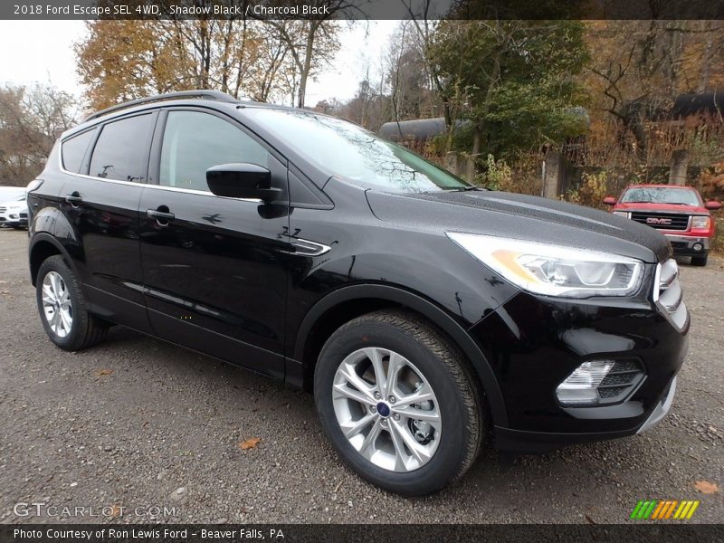Shadow Black / Charcoal Black 2018 Ford Escape SEL 4WD