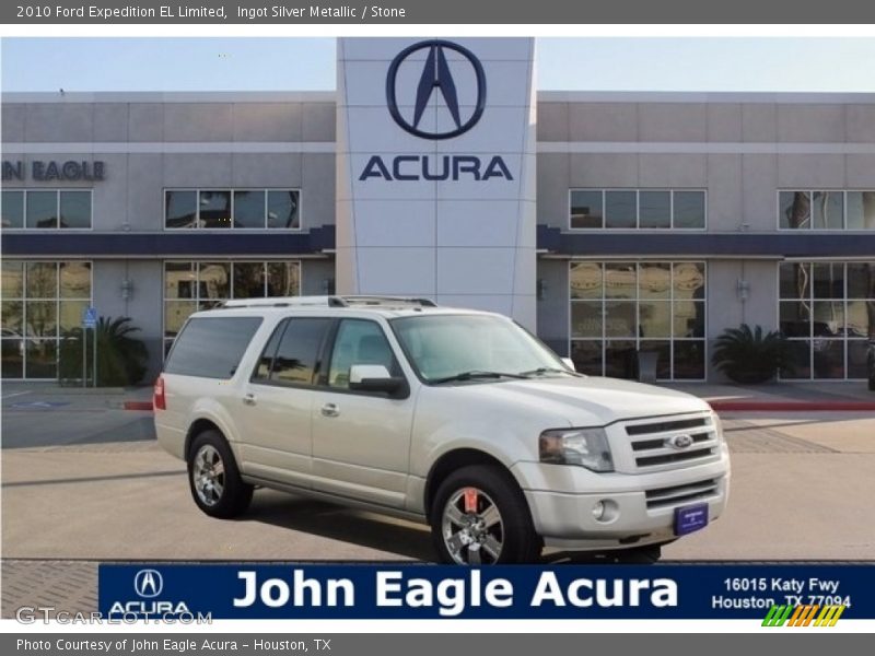 Ingot Silver Metallic / Stone 2010 Ford Expedition EL Limited
