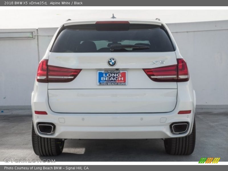 Alpine White / Black 2018 BMW X5 xDrive35d
