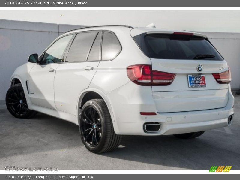 Alpine White / Black 2018 BMW X5 xDrive35d
