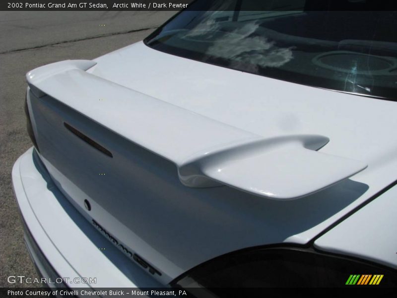 Arctic White / Dark Pewter 2002 Pontiac Grand Am GT Sedan
