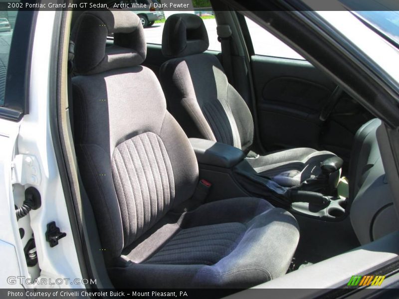 Arctic White / Dark Pewter 2002 Pontiac Grand Am GT Sedan