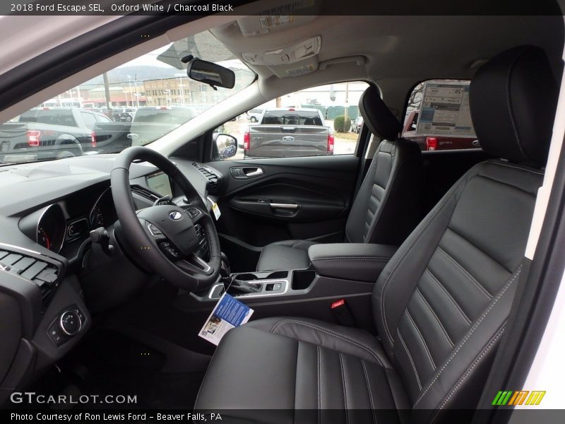  2018 Escape SEL Charcoal Black Interior