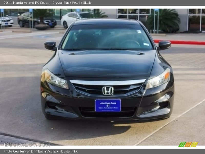 Crystal Black Pearl / Black 2011 Honda Accord EX Coupe