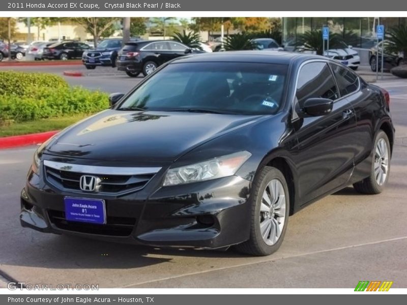 Crystal Black Pearl / Black 2011 Honda Accord EX Coupe