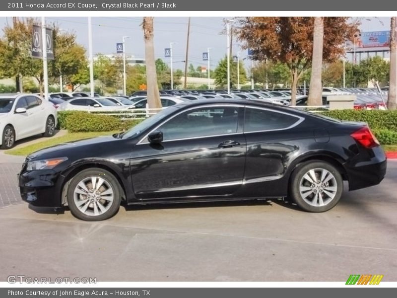 Crystal Black Pearl / Black 2011 Honda Accord EX Coupe