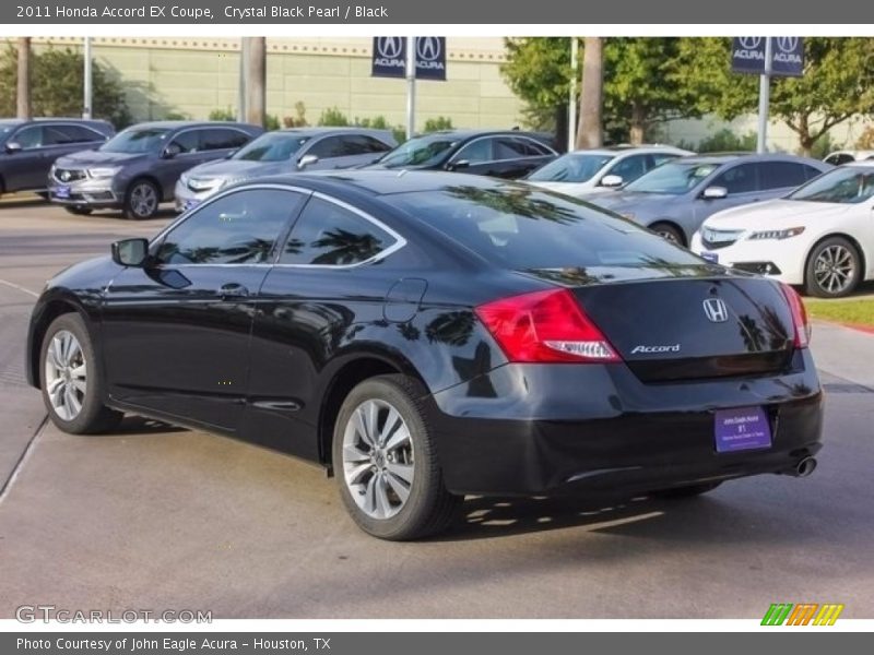Crystal Black Pearl / Black 2011 Honda Accord EX Coupe