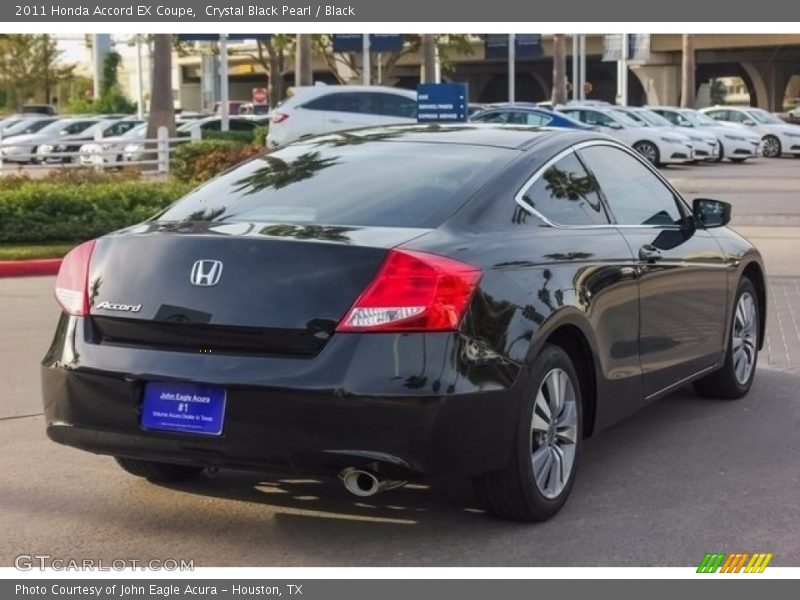 Crystal Black Pearl / Black 2011 Honda Accord EX Coupe