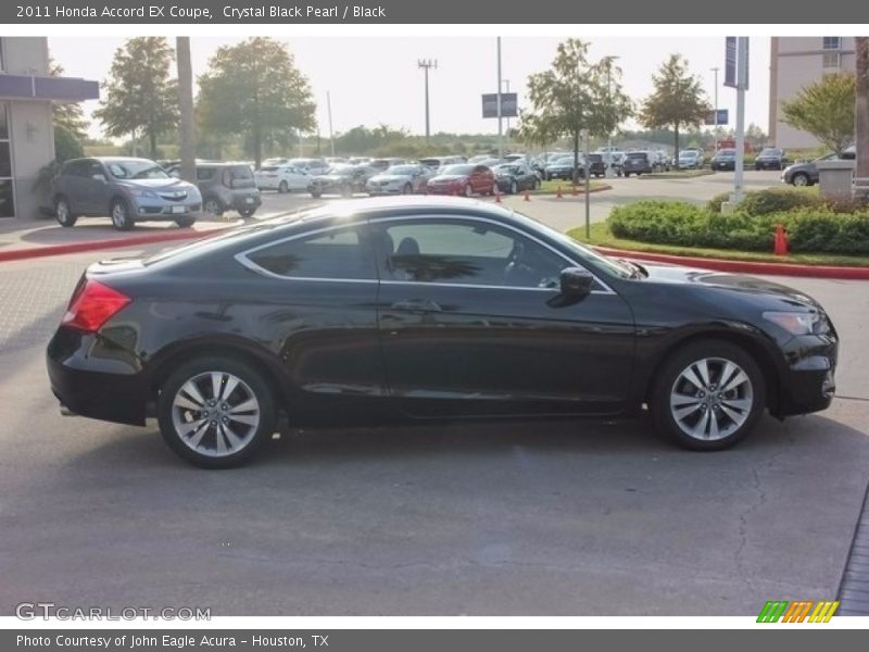 Crystal Black Pearl / Black 2011 Honda Accord EX Coupe