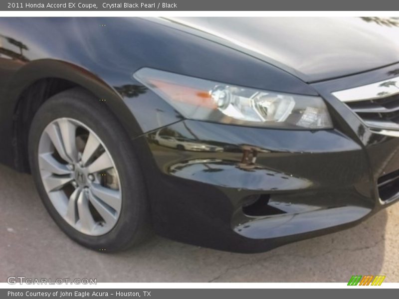 Crystal Black Pearl / Black 2011 Honda Accord EX Coupe