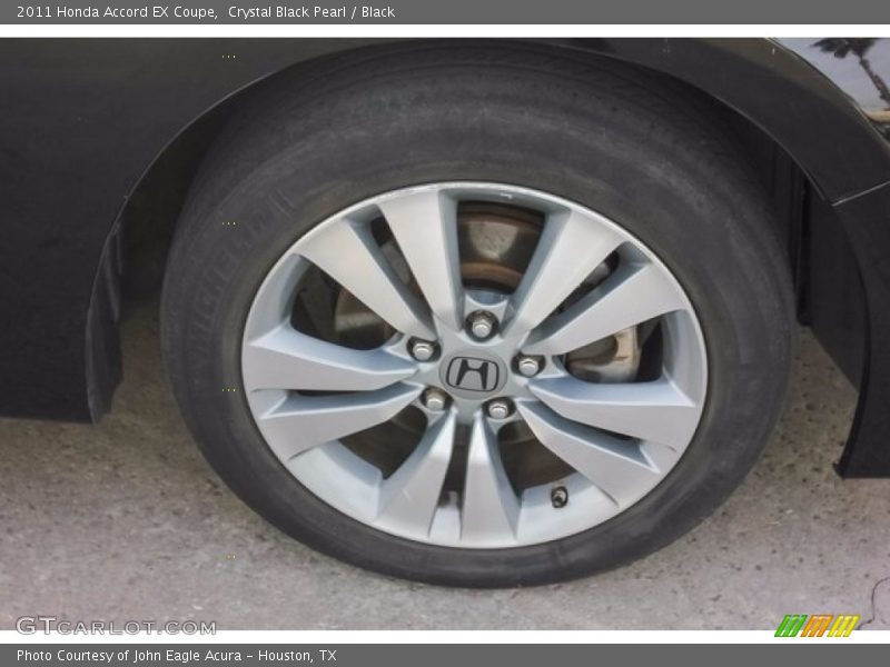 Crystal Black Pearl / Black 2011 Honda Accord EX Coupe