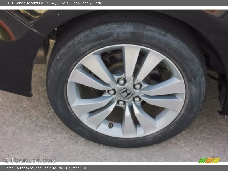 Crystal Black Pearl / Black 2011 Honda Accord EX Coupe