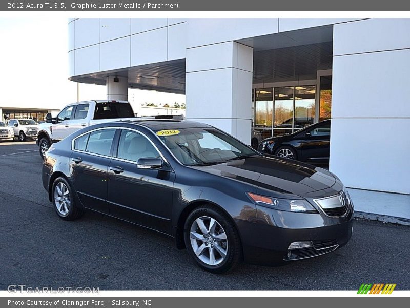 Graphite Luster Metallic / Parchment 2012 Acura TL 3.5