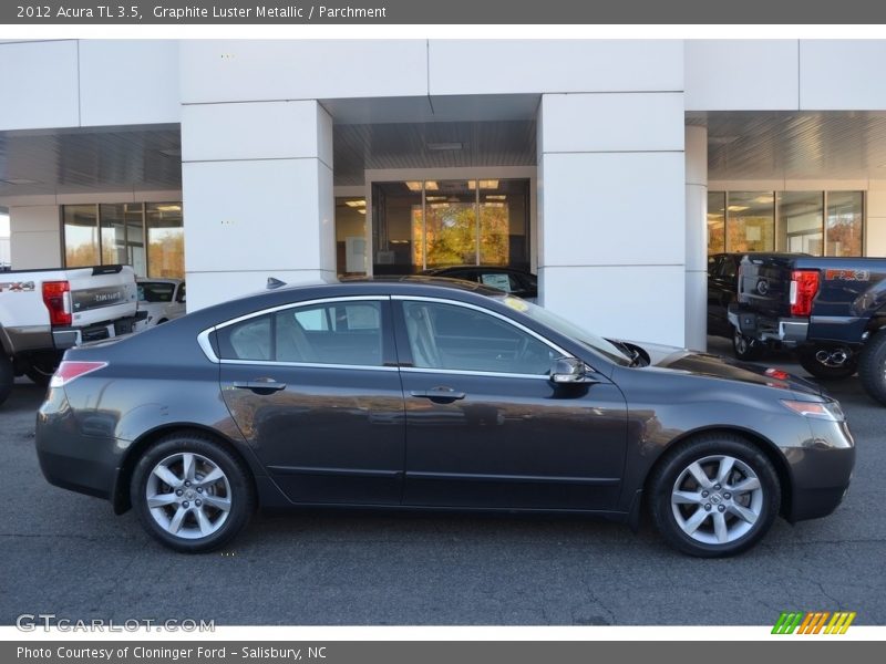 Graphite Luster Metallic / Parchment 2012 Acura TL 3.5