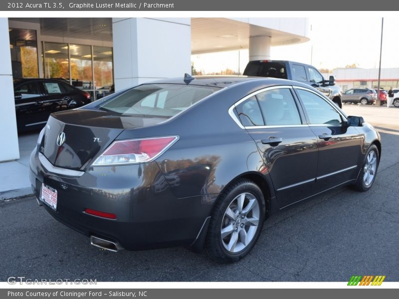 Graphite Luster Metallic / Parchment 2012 Acura TL 3.5