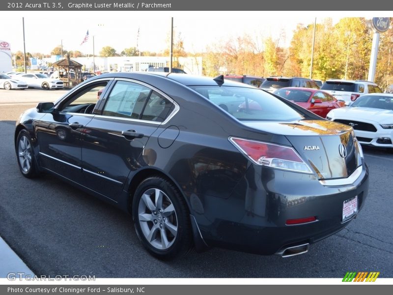 Graphite Luster Metallic / Parchment 2012 Acura TL 3.5