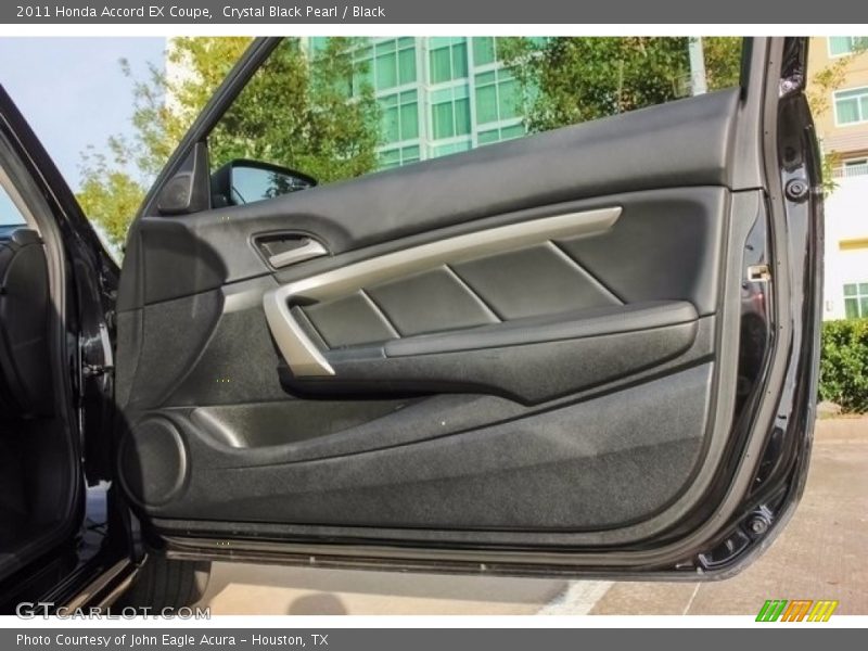 Crystal Black Pearl / Black 2011 Honda Accord EX Coupe