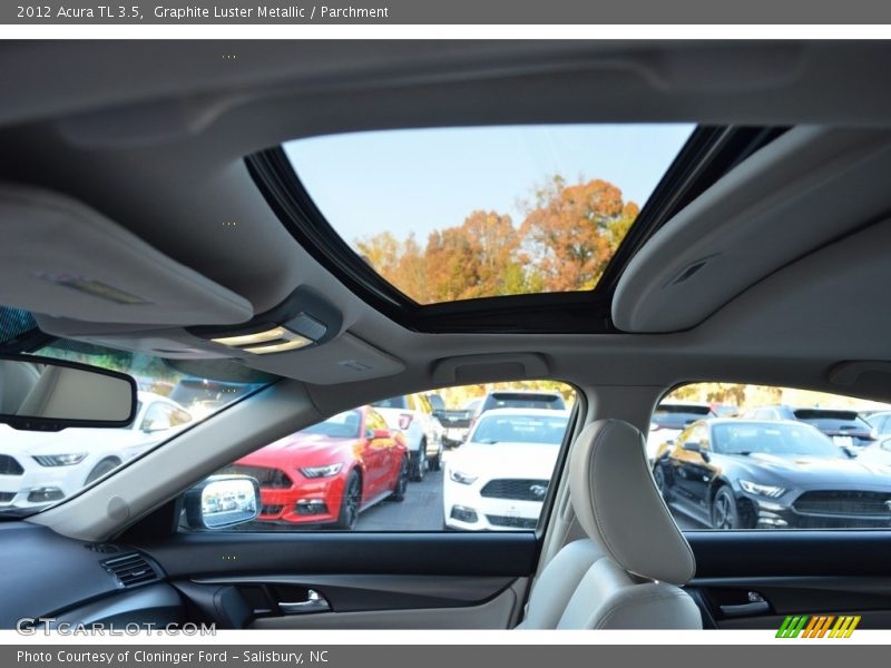 Graphite Luster Metallic / Parchment 2012 Acura TL 3.5