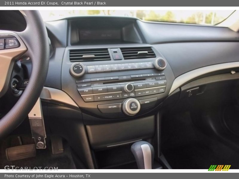 Crystal Black Pearl / Black 2011 Honda Accord EX Coupe