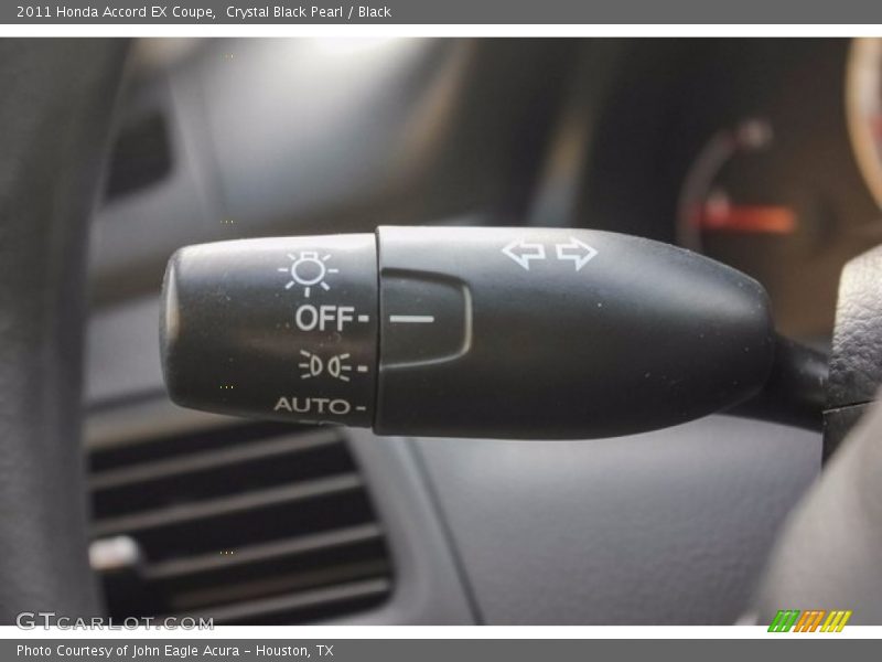 Crystal Black Pearl / Black 2011 Honda Accord EX Coupe