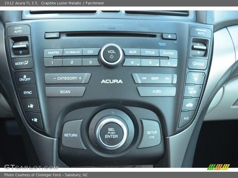 Graphite Luster Metallic / Parchment 2012 Acura TL 3.5