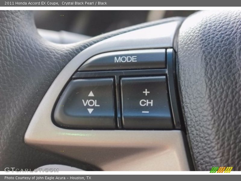 Crystal Black Pearl / Black 2011 Honda Accord EX Coupe