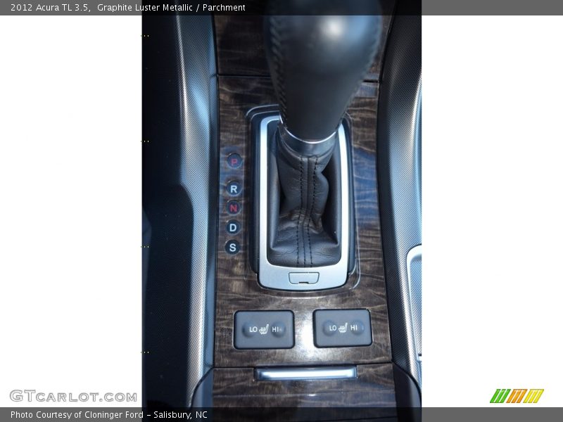 Graphite Luster Metallic / Parchment 2012 Acura TL 3.5