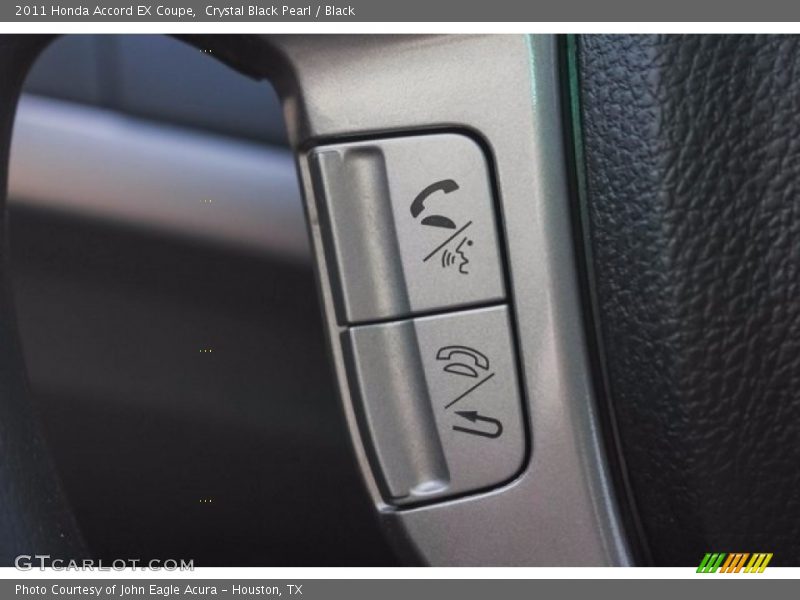 Crystal Black Pearl / Black 2011 Honda Accord EX Coupe