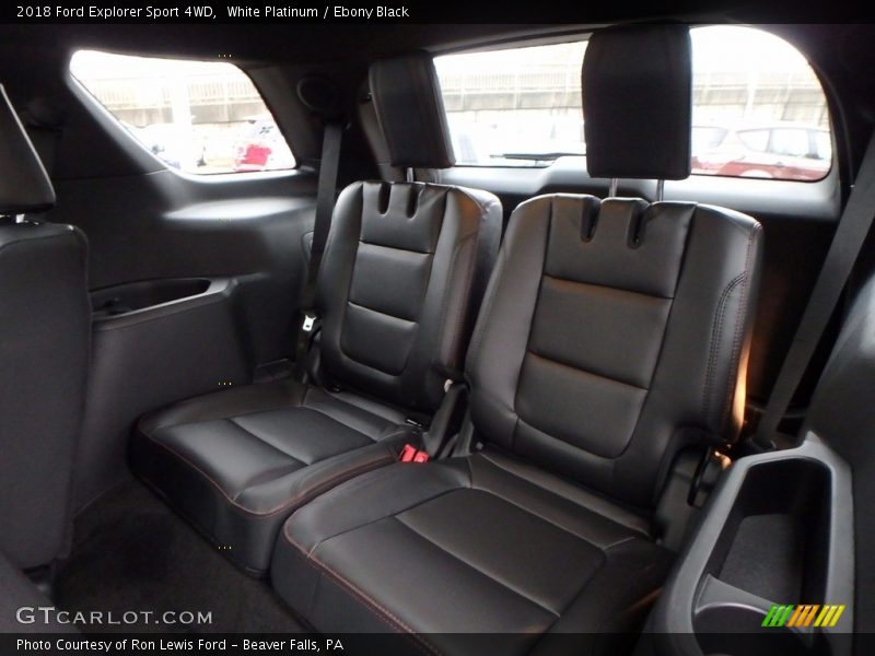 Rear Seat of 2018 Explorer Sport 4WD