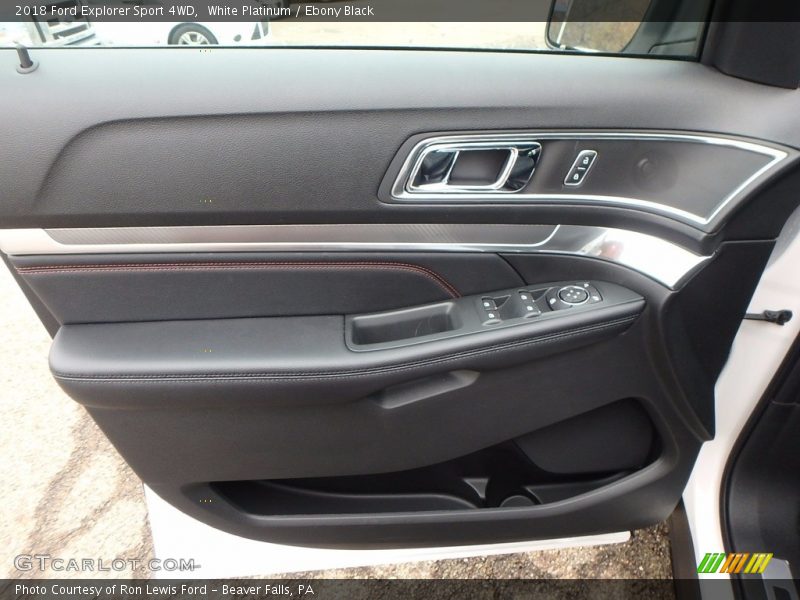 Door Panel of 2018 Explorer Sport 4WD