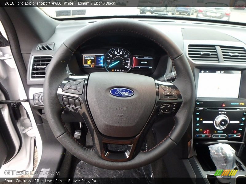  2018 Explorer Sport 4WD Steering Wheel