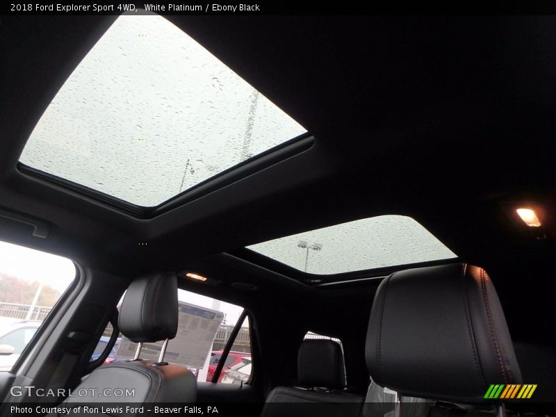 Sunroof of 2018 Explorer Sport 4WD