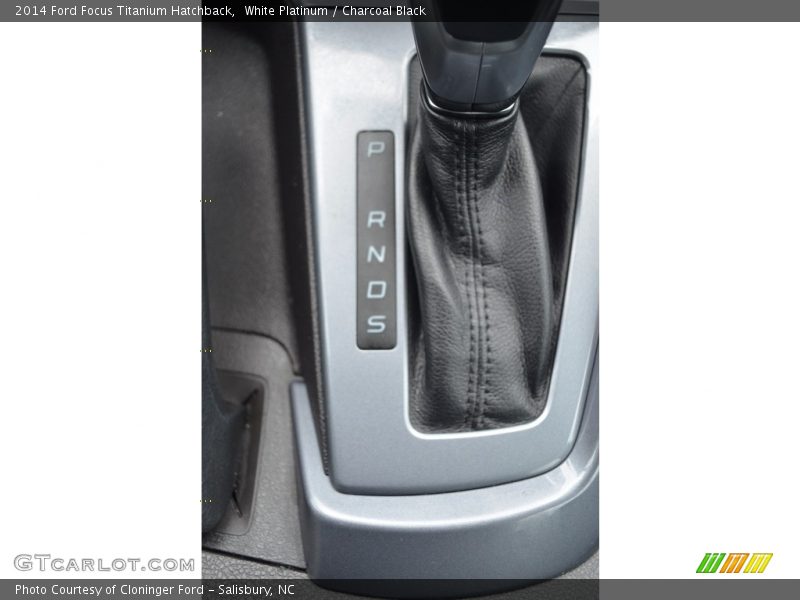 White Platinum / Charcoal Black 2014 Ford Focus Titanium Hatchback