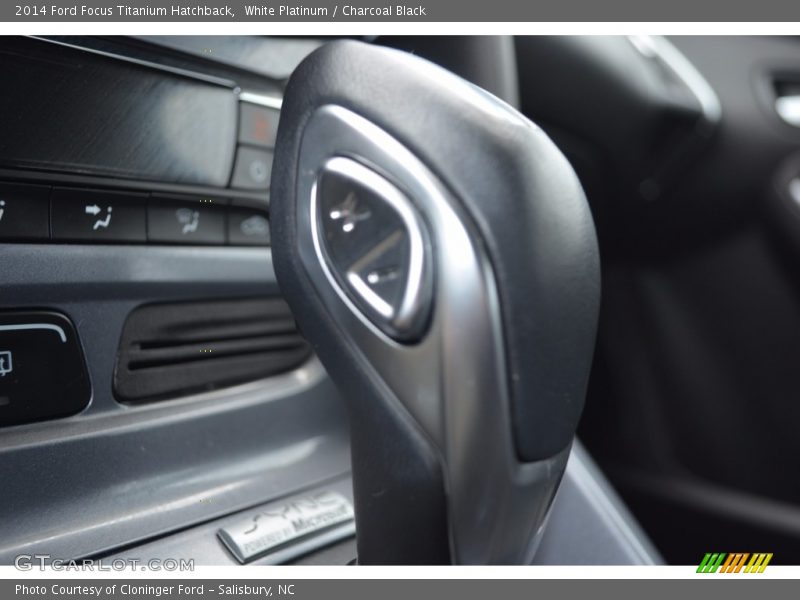 White Platinum / Charcoal Black 2014 Ford Focus Titanium Hatchback