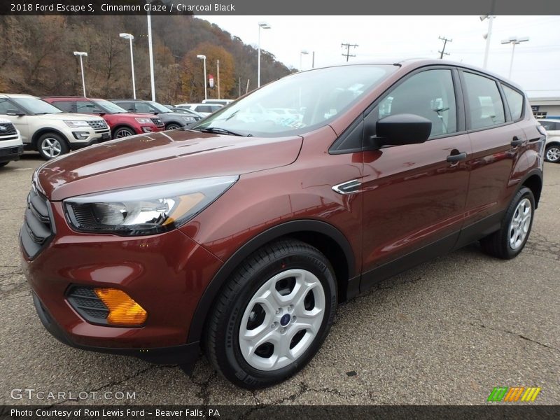 Cinnamon Glaze / Charcoal Black 2018 Ford Escape S