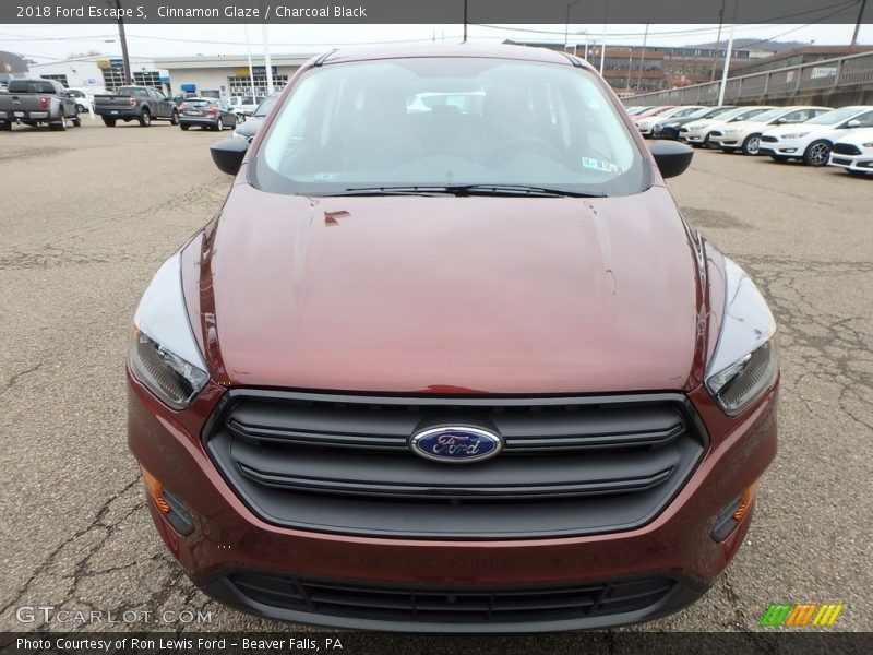 Cinnamon Glaze / Charcoal Black 2018 Ford Escape S