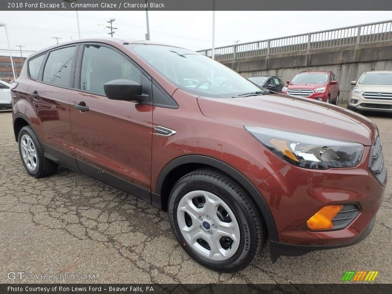 Cinnamon Glaze / Charcoal Black 2018 Ford Escape S