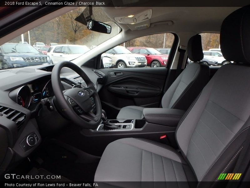 Cinnamon Glaze / Charcoal Black 2018 Ford Escape S