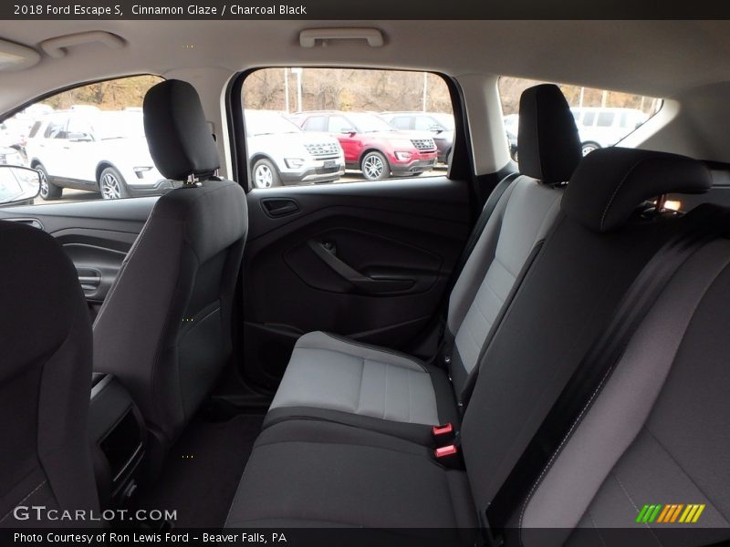 Cinnamon Glaze / Charcoal Black 2018 Ford Escape S