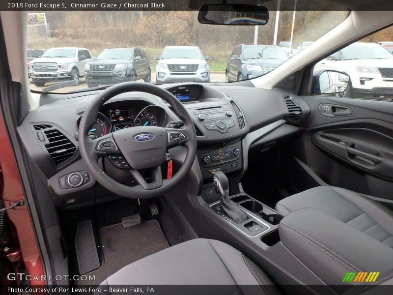 Cinnamon Glaze / Charcoal Black 2018 Ford Escape S