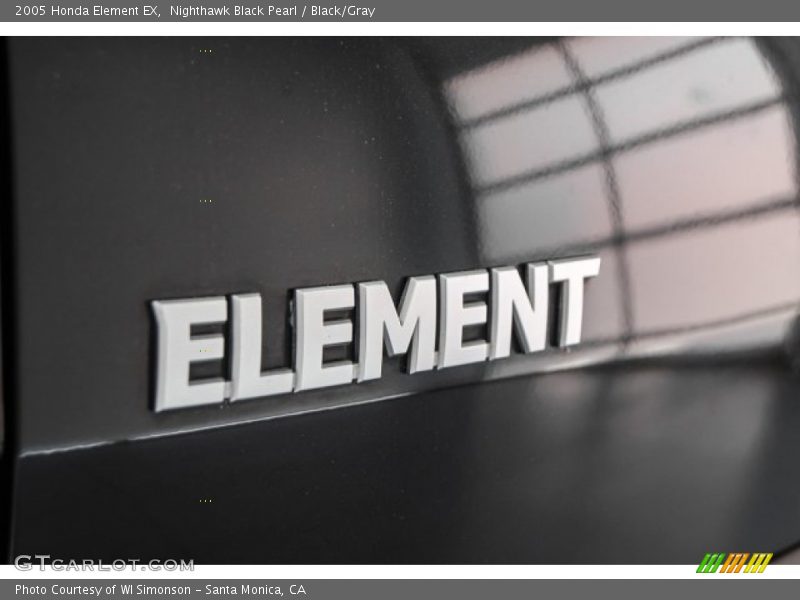Nighthawk Black Pearl / Black/Gray 2005 Honda Element EX