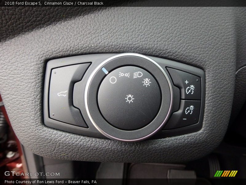 Cinnamon Glaze / Charcoal Black 2018 Ford Escape S