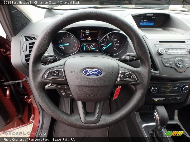 Cinnamon Glaze / Charcoal Black 2018 Ford Escape S