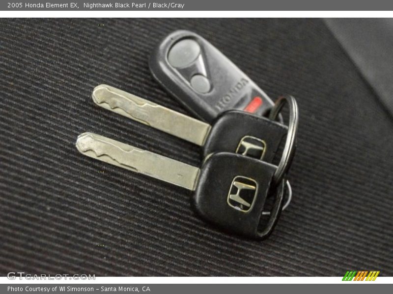 Nighthawk Black Pearl / Black/Gray 2005 Honda Element EX
