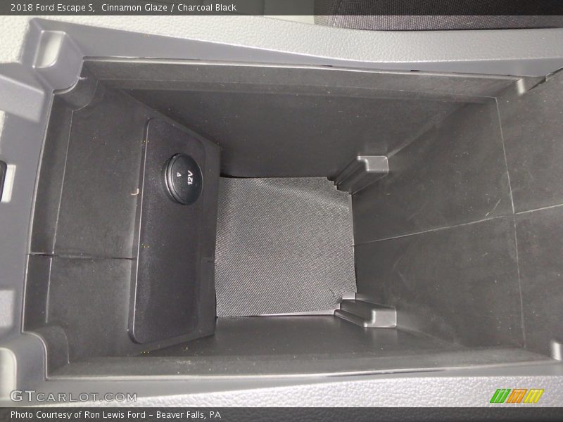 Cinnamon Glaze / Charcoal Black 2018 Ford Escape S