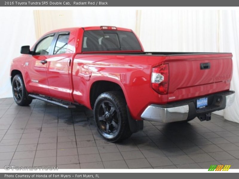 Radiant Red / Black 2016 Toyota Tundra SR5 Double Cab